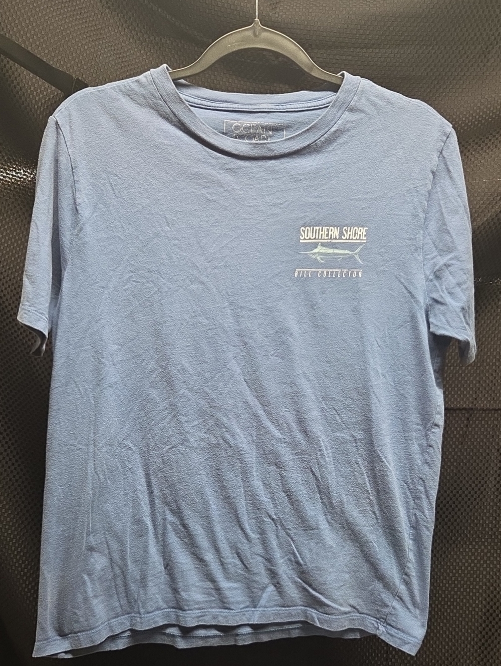 Southern Shore Men's Blue Short-Sleeve Tee *says XL But Only Measures 20" Across